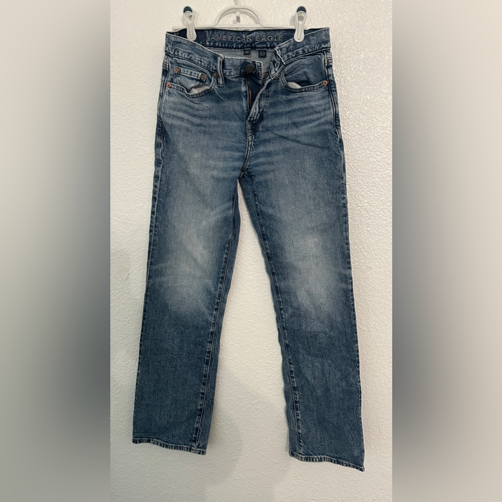 American Eagle Outfitters Blue Straight Jeans Classic Style